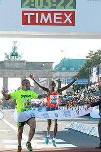 Wilson Kipang 2:03:23 World Record in Berlin