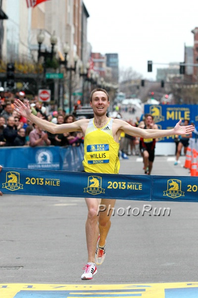 Nick Willis Won the Mile