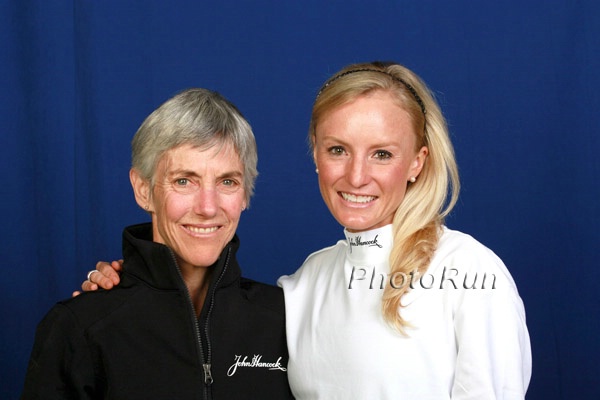 Joan Benoit Samuelson and Shalane Flanagan