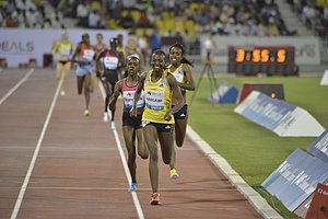 Abeba Aregawi and Faith Chepngetich  Kipyegon Both went Sub 3:57