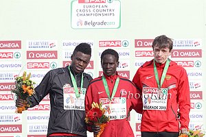 Ali Kaya or Turkey (1st), Isaac Kimeli of Belgium 2nd, Mikhail Strelkov of Russia 3rd