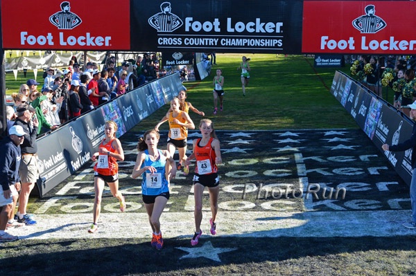 Brianna Schwartz (14) , Lucy Biles (43), Makena Morley (41), Stephanie Jenks (32) in 6-9