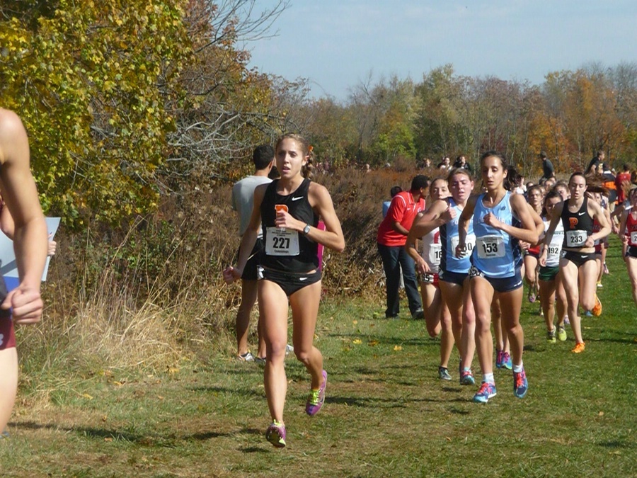 Marisa Cummings (227) of Princeton and Pegah Kamrani of Columbia (153)