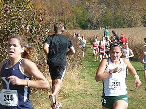 Liana Epstein (244) and Hannah Rowe (193)