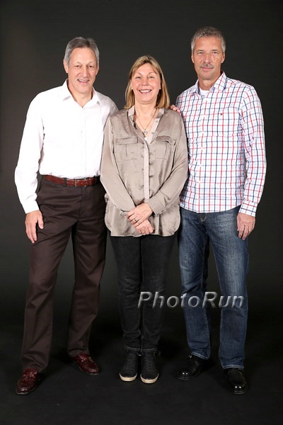 Volker Beck, Marita Koch, and Allan Wells