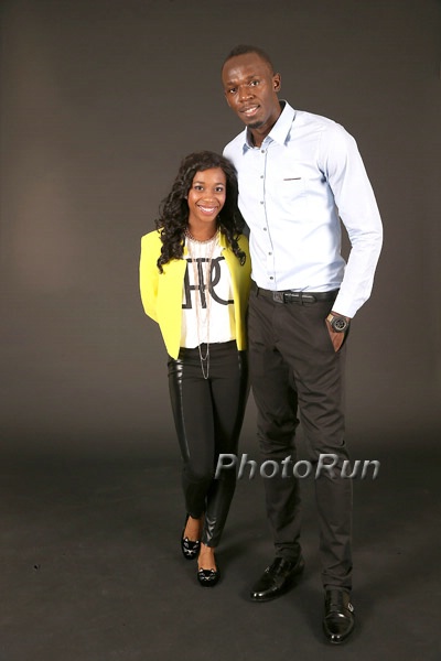 Shelly Ann Fraser Pryce and Usain Bolt