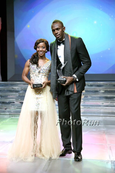 Shelly-Ann Fraser-Pryce & Usain Bolt