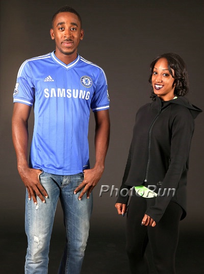 Jehue Gordon and Brianna Rollins