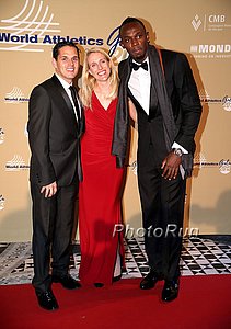 Ricky Simms, Marion Steininger,  Usain Bolt