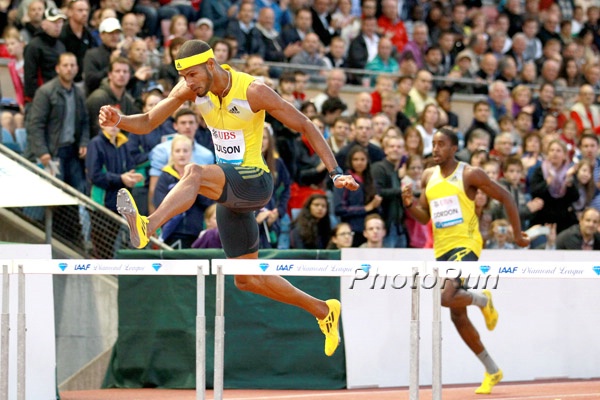 Javier Culson in the Hurdles
