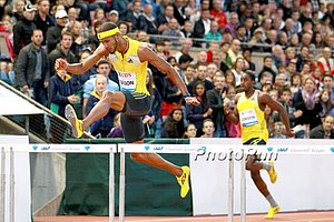 Javier Culson in the Hurdles