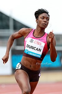 Kimberlyn Duncan Ran Like a Rookie