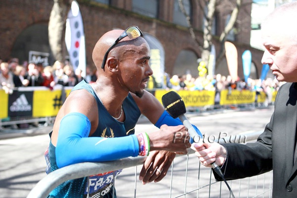 Mo Farah Ran Halfway and Dropped Out