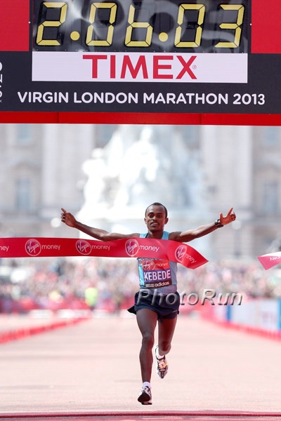 Tsegaye Kebede WIns London Again