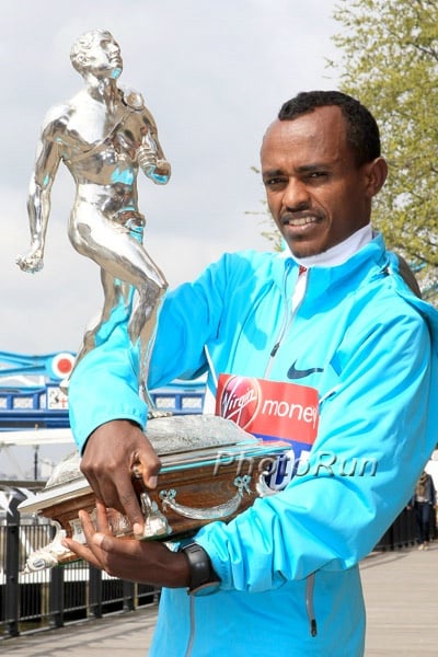 Tsegaye Kebede 2013 Virgin London Marathon Champion