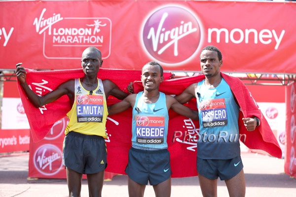 Emmanuel Mutai, Tsegaye Kebede  Ayele Abshero