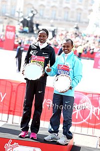 Priscah Jepto and Tsegaye Kebede