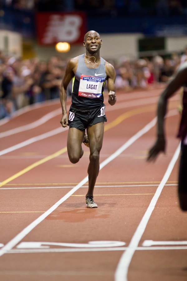 Lagat Digs Deep on Final Straight