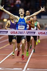 Erik Sowinski 1:15:61 American Record