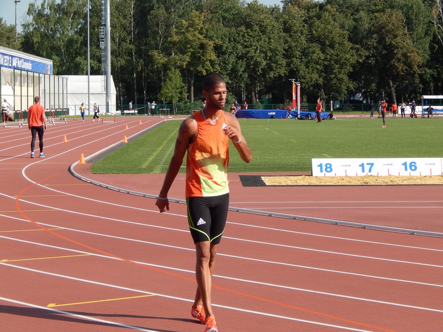 The man running the fastest was Javier Culson