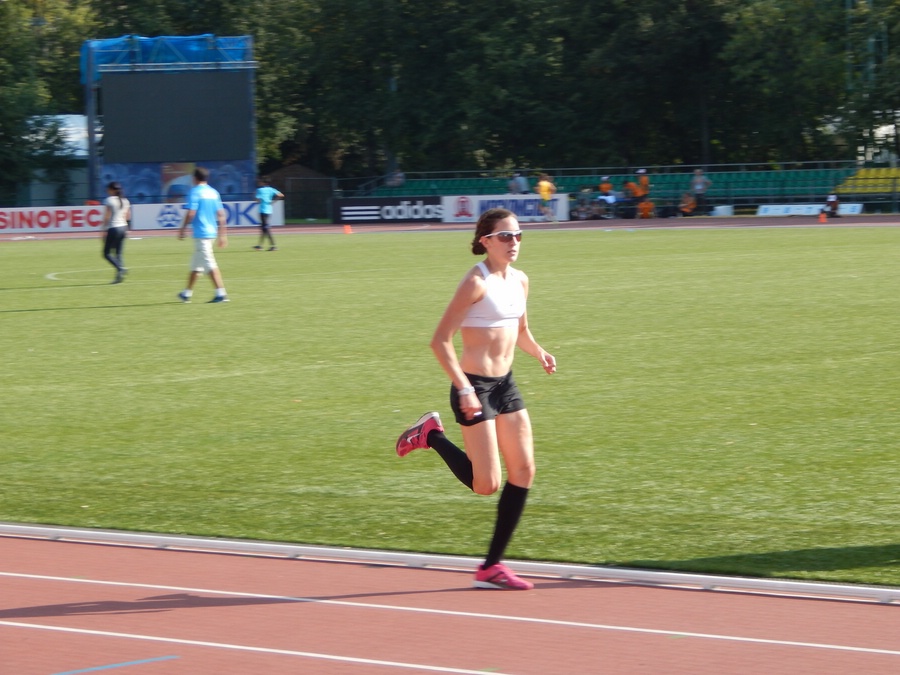 Afterwards, Reid was one of the few people that did a legitimate track workout
