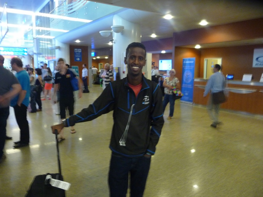 The entire Somalia team in 2013 is this one man - Omar Abdid of UMass-Lowell.