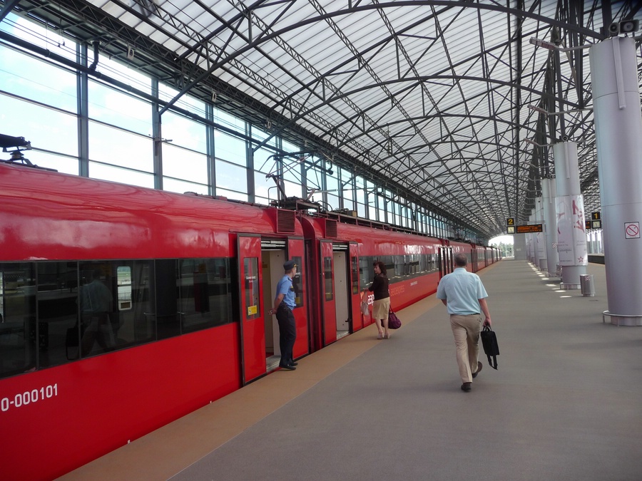 Train at the airport to the city center is about 10 bucks.