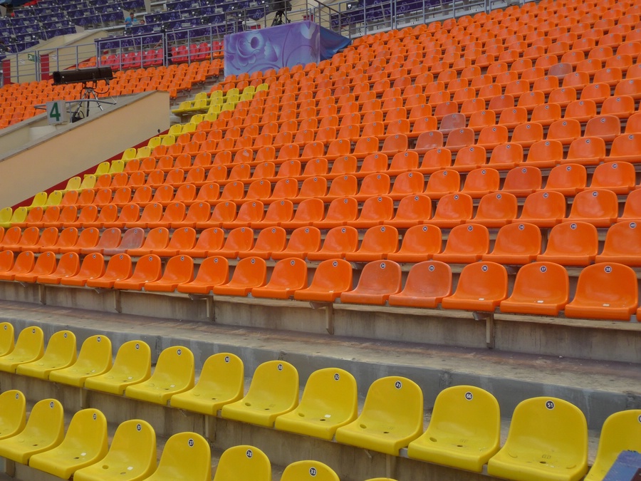 The seats for the commoners.