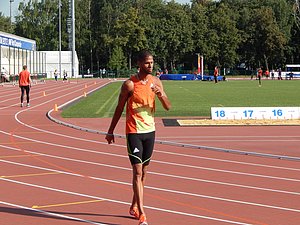 The man running the fastest was Javier Culson