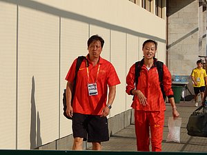 Who says the Chinese are small? This woman was very tall.