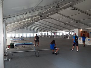 This is the massage area - it's gigantic