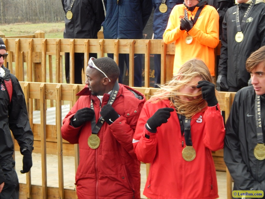Stanley Kebenei (Arkansas) and Andrew Colley (NC State - 3rd time in the top 20)
