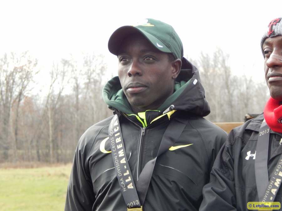The champion Edward Cheserek (also a frosh)