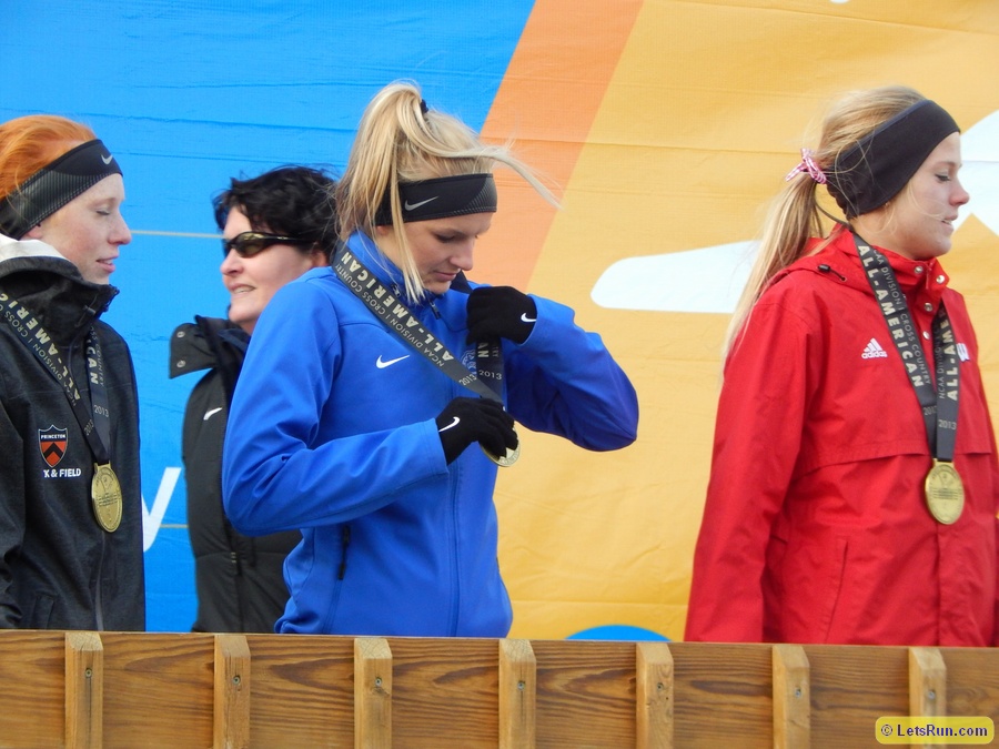 Megan Curham of Princeton, Agata Strausa of Florida and Emma-Lisa Murphy (Wisconsin)