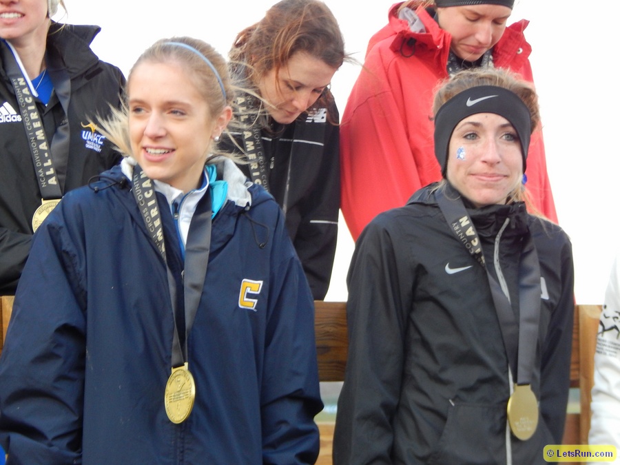 Teghan Henderson (Chattanooga) and Julie Bottorff (Duke)