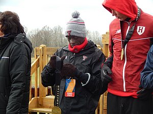 Kennedy Kithuka didn't win for the first time in his college career