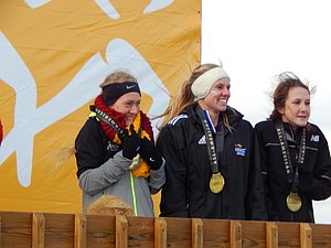 Bethanie Brown of Iowa State (far left)