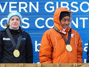 Annie Lehardy of UNC and Marielle Hall of Texas