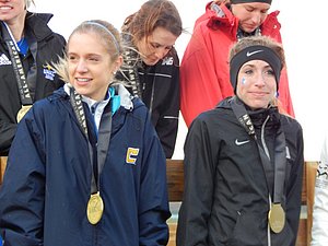 Teghan Henderson (Chattanooga) and Julie Bottorff (Duke)