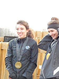 Emma Bates (left)