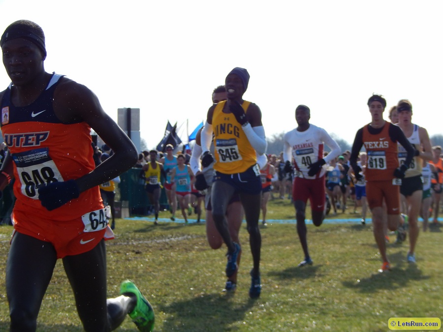 Paul Chelimo would fade to 82nd
