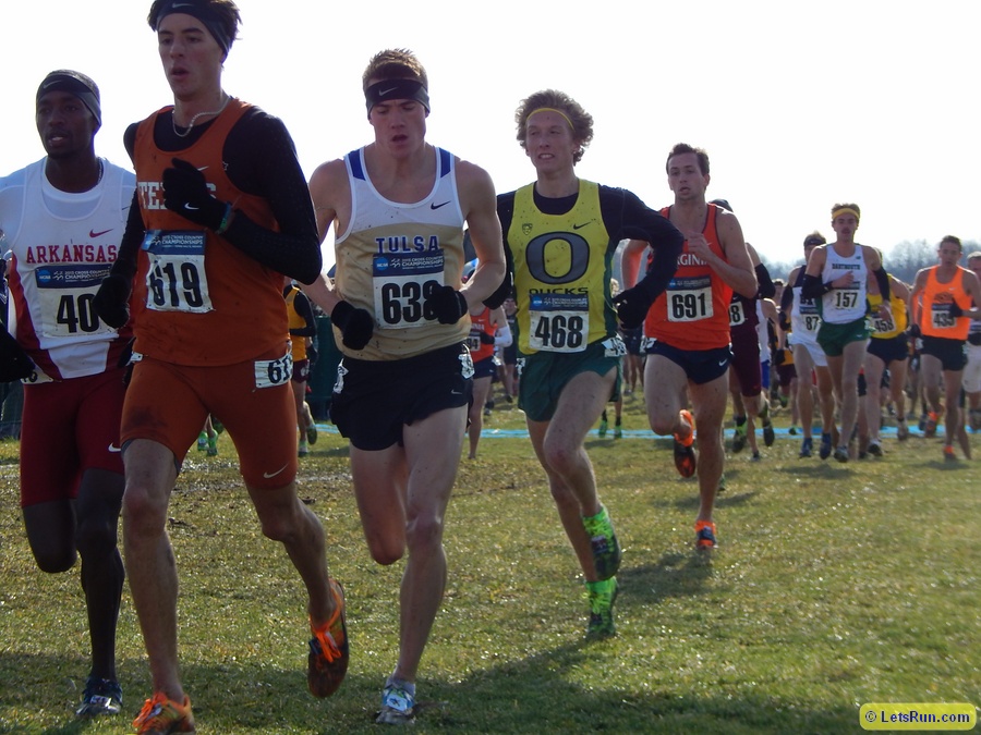 L to R: Stanley Kebenie would end up 6th, Ryan Dohmer would end up 11th, Chris O'hare would end up 50th, Parker Stinson 54th and  Kyle King 18th