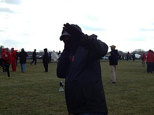 Syracuse's Chris Fox was camera shy