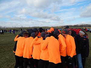 Ok State's huddle