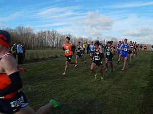 Princeton's Connor Martin, Carlos Miranda of Florida (183), and Jefferson Abbey (113) of Colorado St.