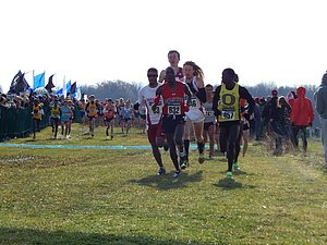 Edward Cheserek sizing up Kennedy Kithuka