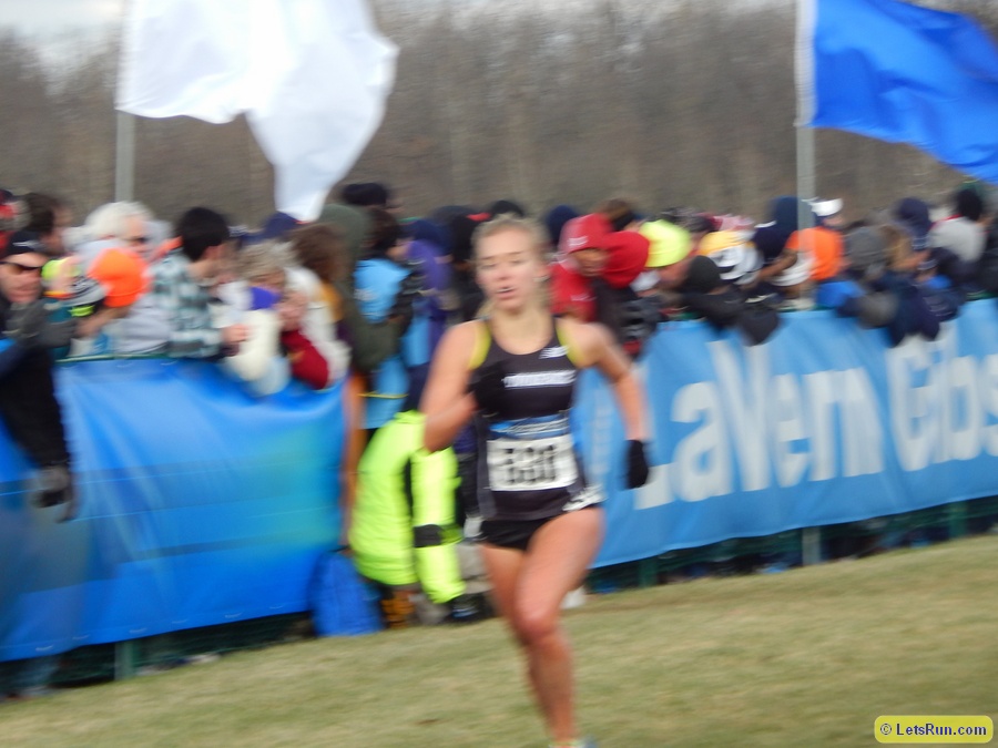 A blurry Emily Sisson