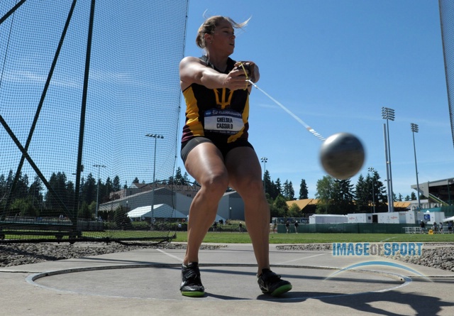 Chelsea Cassulo of Arizona State wins the womens hammer