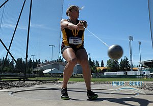 Chelsea Cassulo of Arizona State wins the womens hammer