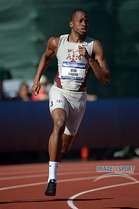 Deon Leondore of Texas A&M 45.36 in His Semi
